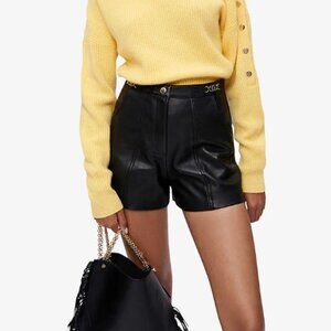 Maje Imori Leather Shorts - Size 40